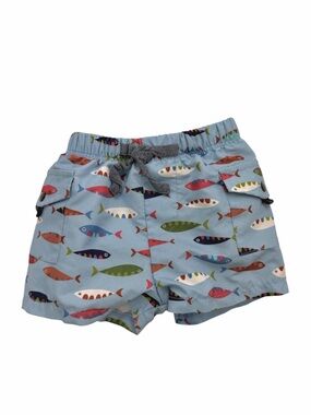 MudPie Baby Boy Swim Fish Trunks 0-6 Month‎